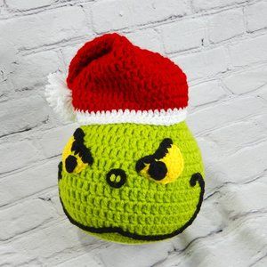 The Grinch Crocheted Handmade Beanie